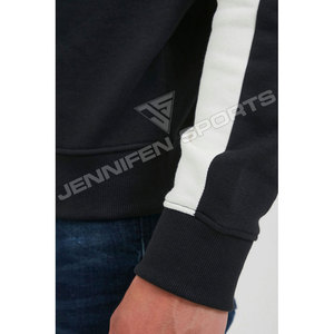 High Quality 300 GSM Blank Heavy Fleece <b>Neutral</b> Neck Drop Shoulder Winter Sports Wear Sweatshirt Custom Logo Men's Crewneck - Product Image 5
