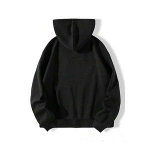 Sudadera con capucha y cremallera completa de tela de araña con pedrería para hombre y mujer 2026 Negra Oversize con cristales plateados brillantes Chaqueta urbana de streetwear HD - Product Image 6