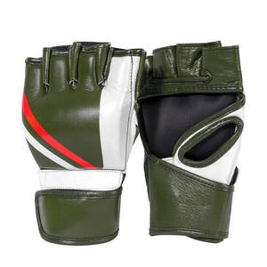 Gants de boxe MMA professionnels - Matériel PU durable, évacuation de l'humidité, fermeture auto-agrippante, unisexe, pour la salle de sport, la boxe et l'extérieur - Product Image 4