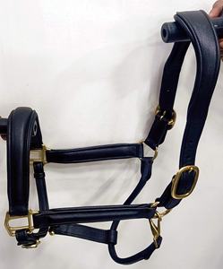 Licou de cheval en cuir de Style selle anglaise chaude et à la mode avec casque anatomique MVE-LH-0222 EQUIHAWK Design fantaisie rembourré doux - Product Image 4