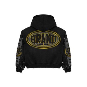 2026 Custom Puff Print Logo Women Two Piece Hoodie <b>Set</b> Cut <b>Sew</b> Cotton Joggers Sun Faded Cropped Hoodie and Short <b>Set</b> - Product Image 5