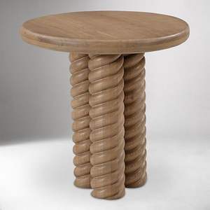 Mesa Auxiliar de Madera Diseñada por Artesanos, Adecuada para Hogares Modernos, Ofrece Utilidad Práctica y un Estilo Interior Elegante - Product Image 4