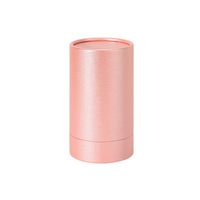 Boîtes d'emballage cylindriques moyennes en papier personnalisables avec revêtement de marquage à chaud universel, plusieurs tailles (73,5x130mm) pour usage domestique