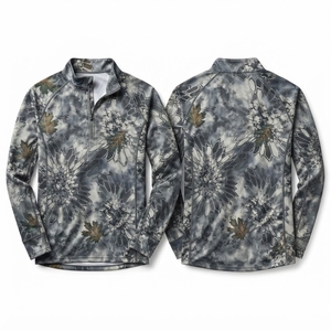 Chemise de chasse à l'arc camouflage à manches longues en tissu respirant, vêtements d'extérieur, tendance du marché de gros USA Europe - Product Image 4