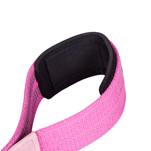 WABSON SPORTS OEM Figure 8 Neoprene Adjustable Lightweight Customizable <b>Barbell</b> Wrist Support <b>Weight</b> Lifting Straps for Gym - Product Image 5