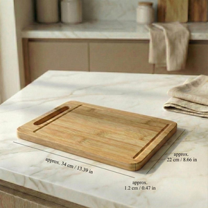 knife friendly acacia chopping block blade safe wooden cutting board knife <b>edge</b> protection board low impact chopping surface - Product Image 5