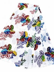 Iyara Pareo de Rayón Boho con Estampado Floral Simple, Tejido para Verano, Morado, Verde, Blanco, Transpirable para Exteriores, Ajuste Regular S001 - Product Image 2