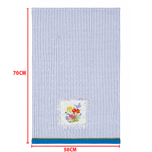 Luxurious Soft Quality Printed Tea <b>Towel</b> with Stripe Design 100% Linen Tea <b>Towel</b> Quick Dry & Super Absorbent Tea <b>Towel</b> - Product Image 6
