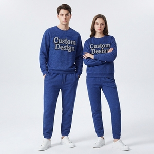 French Terry Custom Sweatshirt Private Label OEM ODM Custom Logo Color Fabric Size MOQ Customized Tracksuit for boys and girls - Product Image 2