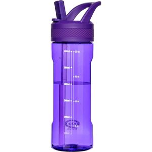 Borraccia Deep Purple in Tritan Senza BPA con Cannuccia, Design Anti-Perdita per Viaggi, Casa, Scuola, Bicchiere Termico in Acciaio Inossidabile - Product Image 1