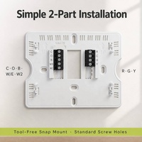Toptan 7 Günlük 5+1+1 Programlanabilir Termostat, Filtre Değiştirme Hatırlatıcısı ve HVAC Sistemleri için Geniş LCD Ekranlı