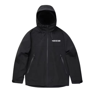 Veste coupe-vent réfléchissante résistante à l'eau pour hommes et garçons, design rétro personnalisé, vestes de randonnée, OEM ODM, marque privée, vêtements de sport - Product Image 4