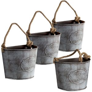 Pot de fleurs en métal de haute qualité pour hôtel et restaurant, vente en gros, design moderne, jardinière suspendue - Product Image 5