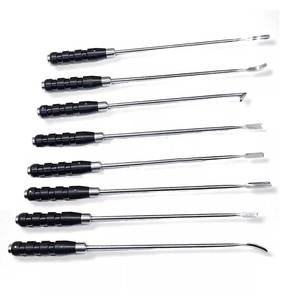 Juego de 8 instrumentos quirúrgicos ortopédicos de acero inoxidable para cirugía de cadera con retractor de cemento - Product Image 5