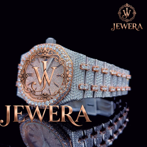 Elegante Reloj Automático de Acero Inoxidable para Hombre, Diseño Hip Hop Personalizado con Diamantes Moissanite de Corte VVS - Product Image 1