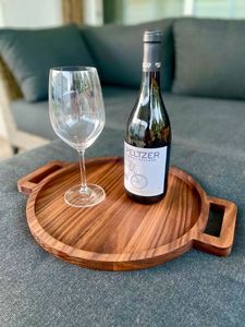 <b>Rectangle</b> Wooden Serving Tray Morden Luxury Design <b>Mirrored</b> Finish Handmade Dishwasher Safe for Dining Use From India - Product Image 4