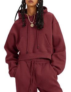 Traje Deportivo Personalizado para Mujer al por Mayor, Último Diseño, Calidad Premium, 100% Algodón, Traje Deportivo Liso para Mujer - Product Image 1