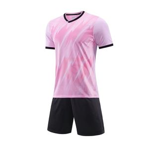 Tenues de football respirantes à séchage rapide, uniformes d'entraînement d'équipe, maillots de football en polyester de haute qualité, ensemble short, évacuation de l'humidité - Product Image 4