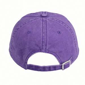 Casquettes de baseball vintage en coton non structurées avec logo personnalisé, couleur unie, effet vieilli, respirantes, pour un look sportif – Vente en gros - Product Image 3
