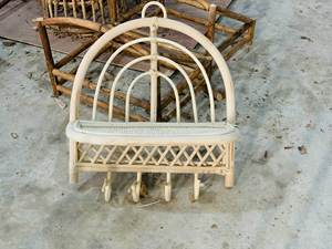 <b>Rustic</b> Sunburst Rattan wall-mounted <b>shelf</b> Long Woven Bamboo Floating Rack Baby Nursery Room Decorative Towel Coat Hanger Hook - Product Image 6