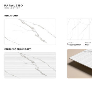 Carrelage en porcelaine finition mate de qualité supérieure 600x1200mm 60x120cm 24x48 pouces Grand format Surface décorative pour résidences modernes - Product Image 1