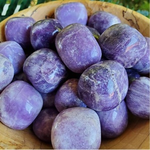 Natural Purple Lepidolite Tumbled <b>Stones</b> Irregular Shape DIY Healing Crystal Reiki Meditation Stress Relief Wholesale Chakralume - Product Image 2