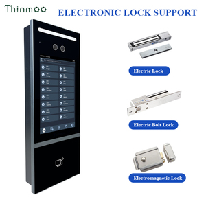 Thinmoo Android Video <span class=keywords><strong>intercom</strong></span> Nhận dạng khuôn mặt 8inch Cửa Điện thoại tùy chỉnh cho đa-căn hộ Video Doorphone - Product Image 5