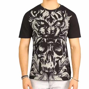 Camiseta Urbana con Estampado Gráfico, Cuello Redondo, Algodón Suave, Manga Corta, Estilo Holgado, Ropa Cómoda y a la Moda - Product Image 6