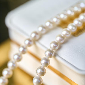 Colgante de Perla de Agua Dulce Zhuji Zhizhen, Paquete de Oro de 14k, Diseño Simple, Imprescindible para la Entrada de la Tienda de Collares de Perlas - Product Image 4