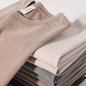T-shirt sans couture en soie glacée pour homme, style vintage, avec logo personnalisé, vente en gros, séchage rapide, respirant, à manches courtes - Product Image 5