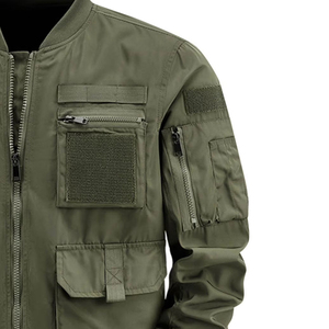 Wholesale Rate Hot Selling New Arrival Winter Men's Stand Collar <b>Denim</b> Cargo <b>Jacket</b> Front Logo High Quality Street Wear Design - Product Image 5