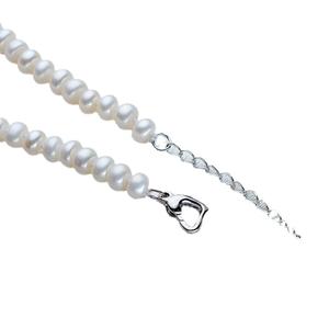 Collar de Perlas de Ágata Verde Agua Dulce para Mujer, Cadena para Clavícula, Joyería, Regalo Perfecto para el Día de la Madre - Product Image 5