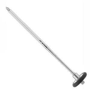 Marteau de réflexes neurologiques de diagnostic manuel, tête en caoutchouc, manche en acier inoxydable, CE, marteau de percussion Babinsky 40 mm 22,0 cm - Product Image 4