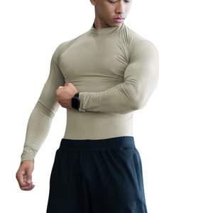 Camiseta Deportiva de Compresión para Hombre, Personalizada, al por Mayor, de Manga Larga, Transpirable, de Secado Rápido, para Gimnasio, Fitness y Entrenamiento - Product Image 5