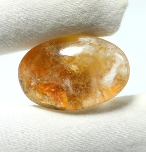80 carats de pierres précieuses en quartz cristal naturel de jardin, cabochon de forme ovale, Lodolite, pierres lâches pour la fabrication de bijoux - Product Image 2