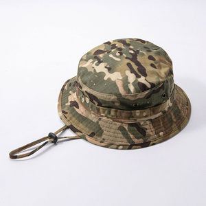Wholesale 100% Cotton Wide Brim <b>Mens</b> Bucket <b>Hat</b> <b>Waterproof</b> Breathable Sun Protection Embroidery Custom High Quality Outdoor - Product Image 4