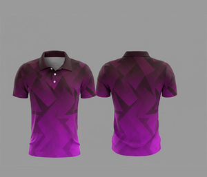 เสื้อโปโลซับลิเมชั่นทันสมัยสำหรับผู้ชายและผู้หญิง ตะเข็บทนทานสำหรับผู้ชาย ผู้หญิง และวัยรุ่น แห้งเร็ว ระบายอากาศได้ดี เหมาะสำหรับการออกกำลังกาย - Product Image 4