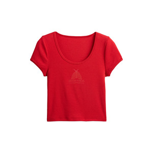 T-shirts décontractés imprimés sur mesure, T-shirts amples et courts de luxe vierges pour femmes, T-shirts en coton de haute qualité pour filles, style streetwear - Product Image 4