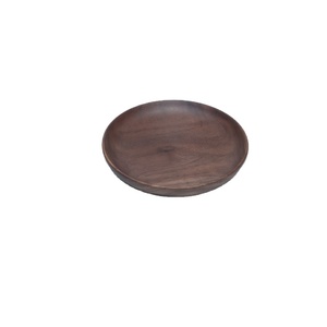 Wooden Serving Trays Set With Tea Cup And Teapot Lacquered Finish Elegant Design For Residential Use - Product Image 2