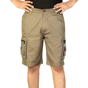 Short cargo décontracté en toile extensible à taille mi-haute, respirant, coupe-vent et séchage rapide, avec logo personnalisé, vente en gros 2026 - Product Image 4