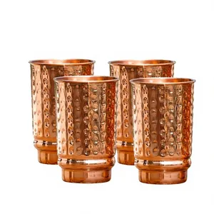 Tazas de Cobre Vintage Hechas a Mano, Taza de Metal con Asa, Ecológica, para Bebidas en el Hogar, Estilo Ayurvédico Tradicional - Product Image 5