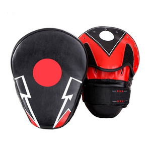 Guantes de Boxeo Transpirables de PU, Negros y Rojos, Almohadillas de Entrenamiento para Golpear - Product Image 1