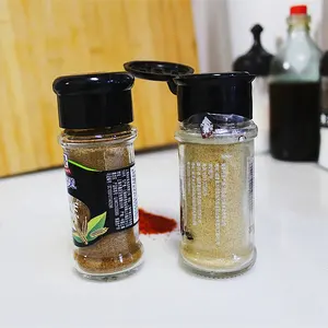 CHRT baharat kavanoz boş şişeler Shaker kapaklı klasik kare baharat ve baharat şişesi 270ml baharat Shaker şişe