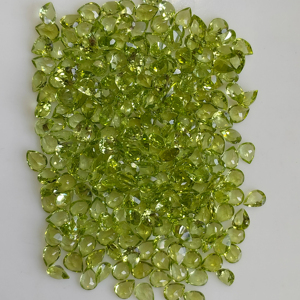 Peridoto natural de 5x3 mm, corte pera, gemas sueltas de la mejor calidad para la fabricación de joyas - Product Image 5
