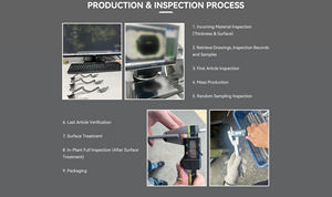 Collier de serrage pour tuyau rigide OEM/ODM en acier inoxydable ou en acier pour les projets de construction d'infrastructures par presse ou CNC - Product Image 6