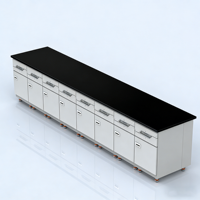 Nuevo Banco de Laboratorio Modular Personalizado 24-SYBQ85M, Moderno, Totalmente de Acero, para Uso en Hospitales y Escuelas, con Opciones de Encimera, Muebles de Laboratorio OEM