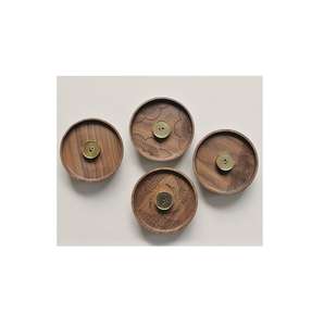 Elegante Porta Incienso de Madera para Hogares, Templos Festivos y Uso en Aromaterapia, Bandeja Porta Incienso Redonda de Alta Calidad y Tendencia - Product Image 1