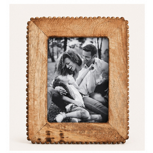 Handcrafted Beaded Edge Mango <b>Wood</b> Photo <b>Frame</b> Wholesale Natural Solid <b>Wood</b> <b>Picture</b> <b>Frame</b> for Farmhouse Home Decor - Product Image 6