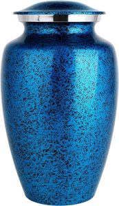 Urne funéraire en gros pour adultes, grande urne en métal faite à la main, style vintage/moderne, vase de table pour cendres humaines, 200 CI, OEM personnalisé - Product Image 5