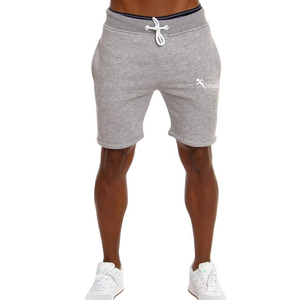 Shorts de jogging de haute qualité en coton pour hommes, décontractés, longueur genou, séchage rapide, avec cordon de serrage, style streetwear, rouge - Product Image 6
